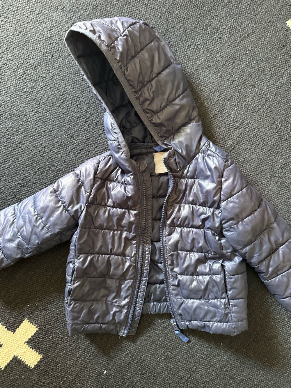 Navy Blue Primary Puffer